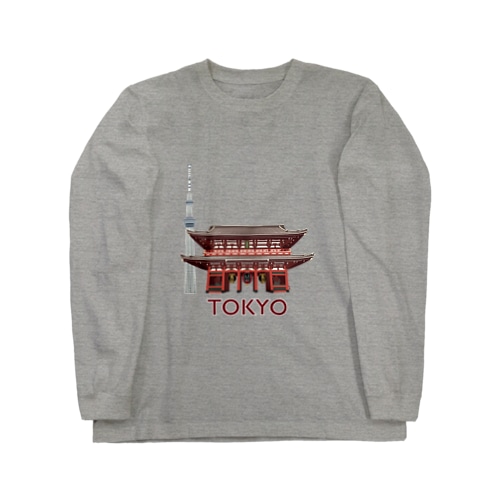 東京 浅草 Long Sleeve T-Shirt