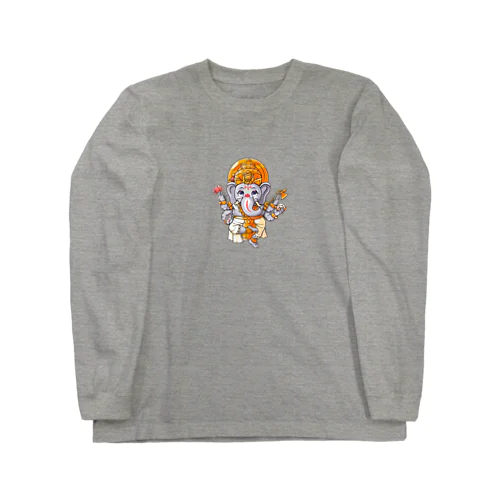 ガネーシャ Long Sleeve T-Shirt