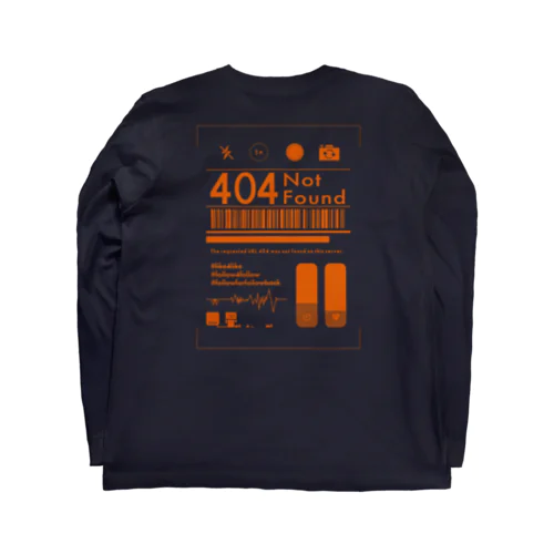 悩める若者オレンジ Long Sleeve T-Shirt