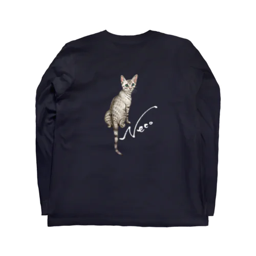 猫　Neco ロングスリーブTシャツ