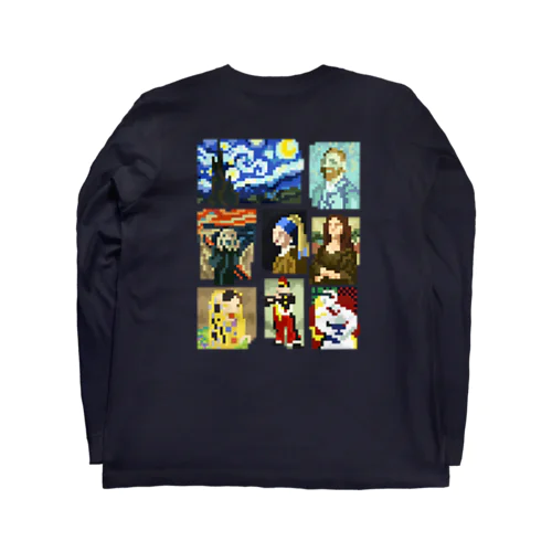 【バックプリント】 ドット美術館 Long Sleeve T-Shirt