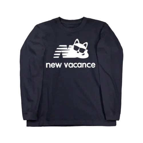 ニューバカンス・ネコ　鼻あり(new vacance) 2018夏モデル Long Sleeve T-Shirt