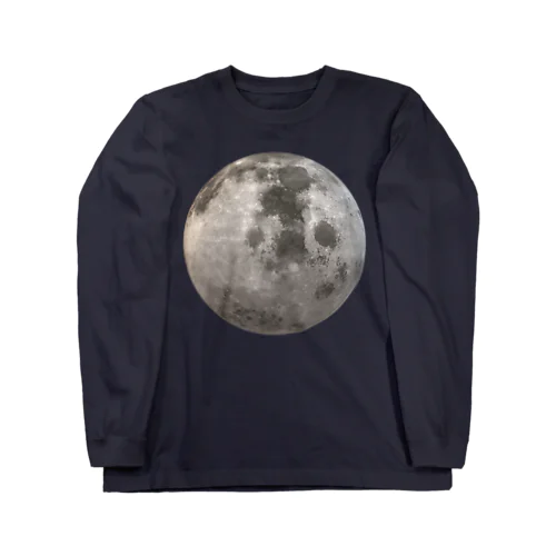 THE MOON -solar system- ロングスリーブTシャツ