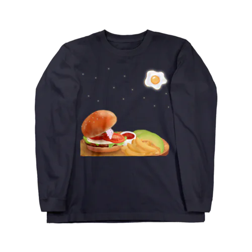 月見バーガー🍔 Long Sleeve T-Shirt