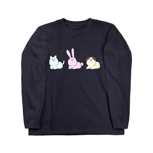 不服アニマルズ Long Sleeve T-Shirt