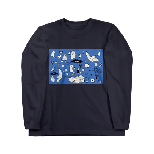 おばけパーティ(まえだけ) Long Sleeve T-Shirt