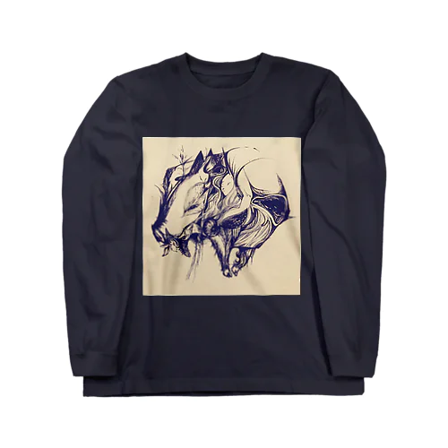 亥の獅子と魔女 Long Sleeve T-Shirt