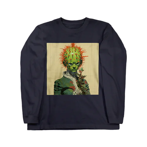 Cactus - Man 1 롱 슬리브 티셔츠