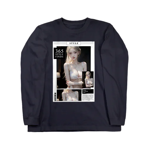 美女 図鑑（雪肌） Long Sleeve T-Shirt