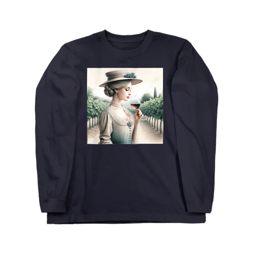 Le vin et les femmes Long Sleeve T-Shirt