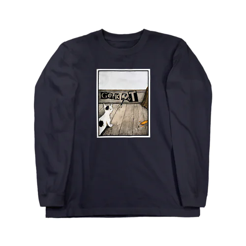 "A Cat Espied a Mouse" L/S Tee ロングスリーブTシャツ