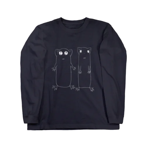 虚無モット(黒) Long Sleeve T-Shirt