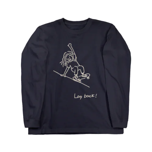 Lay back girl w. ロングスリーブTシャツ