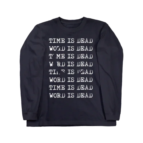 TIME IS DEAD（三日月） Long Sleeve T-Shirt