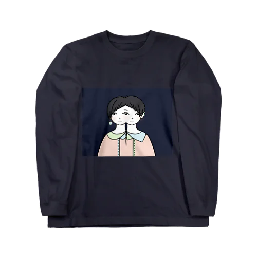 三つ目子 Long Sleeve T-Shirt