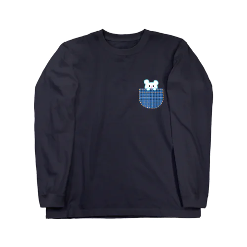 白くまくんinポケット Long Sleeve T-Shirt