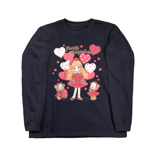 ♡Valentine’s Heart Balloon♡ ロングスリーブTシャツ