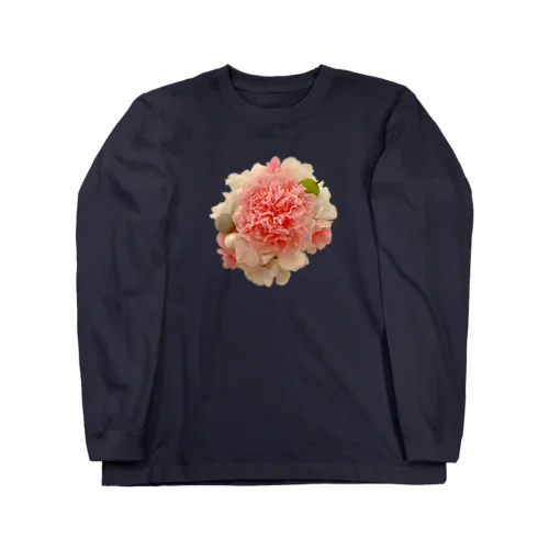 薄いピンクカーネーション Long Sleeve T-Shirt