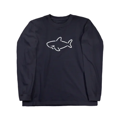 わりとシンプルなサメ2021白線 Long Sleeve T-Shirt