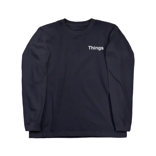 ThingsTシャツ（白ロゴ） ロングスリーブTシャツ