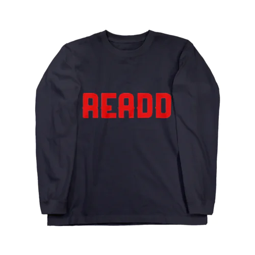 ReaDD ロゴ赤 ロングスリーブTシャツ