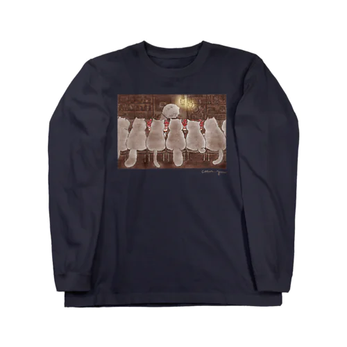 真夜中の食いしんぼう猫 Long Sleeve T-Shirt