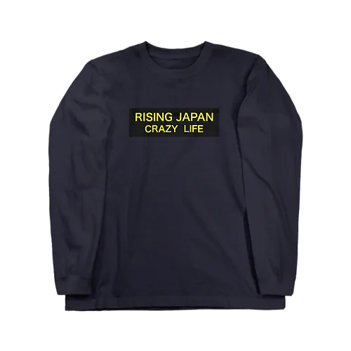 CRAZY JAPAN yellow ロングスリーブTシャツ