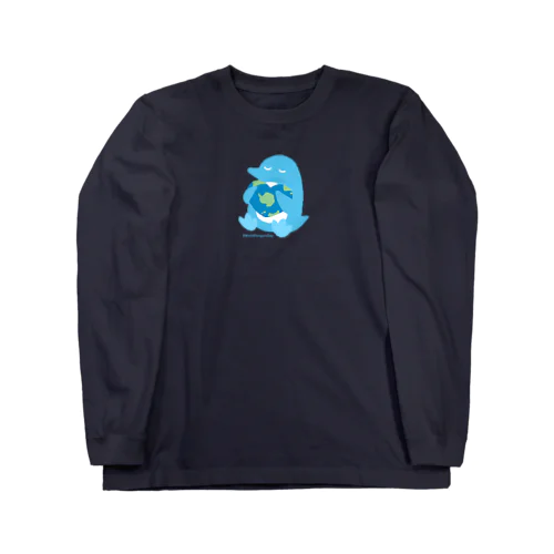 【寄付つき】#WorldPenguinDay（片面プリント） Long Sleeve T-Shirt