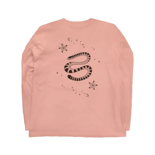 クロボシウミヘビと星々 Long Sleeve T-Shirt