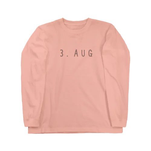 バースデー［3.AUG］ Long Sleeve T-Shirt