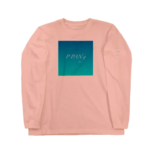 ターコイズブルー[PPANG] Long Sleeve T-Shirt