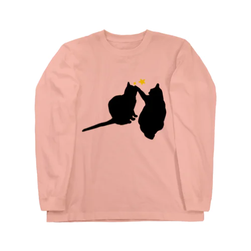 Neko Punch☆彡(BLACK) Long Sleeve T-Shirt