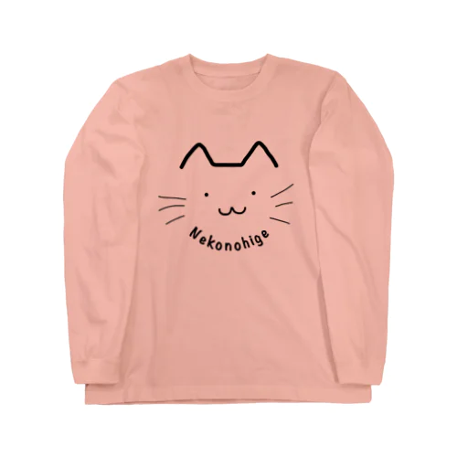 猫のひげロゴマークシリーズ ロングスリーブTシャツ
