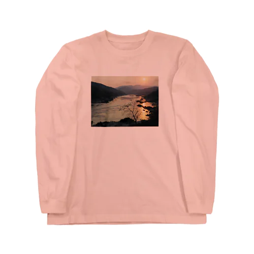 世界の土地と風景・ラオス Long Sleeve T-Shirt