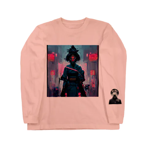 Cyberpunk Samurai ロングスリーブTシャツ