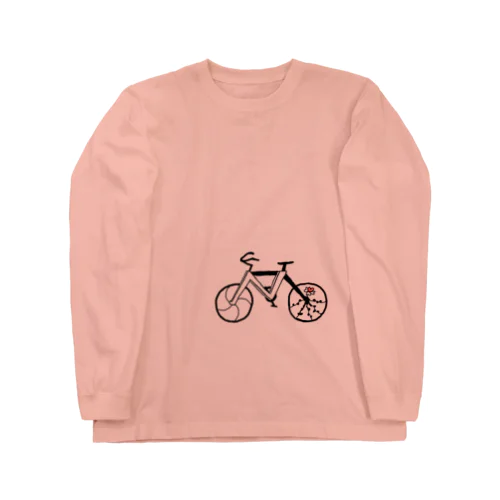 Nitrogen cycling2 (bicycle, small logo) Long Sleeve T-Shirt