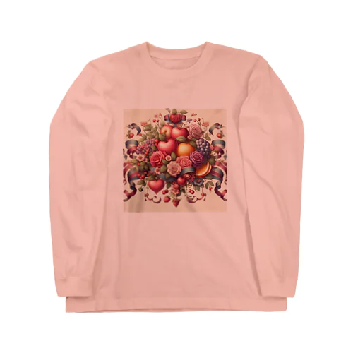 薔薇とフルーツのSweetな香り Long Sleeve T-Shirt