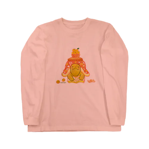 こたつカメのこたろー　赤 Long Sleeve T-Shirt