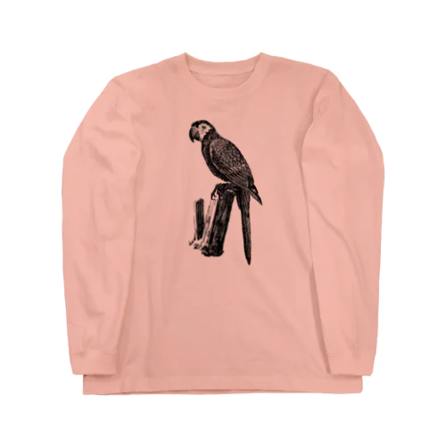 インコ＜アンティーク・プリント＞ ロングスリーブTシャツ