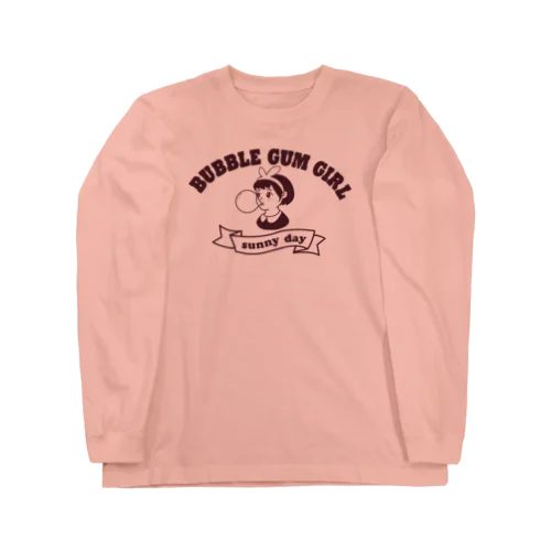 バブルガムガール(リボンVr) Long Sleeve T-Shirt