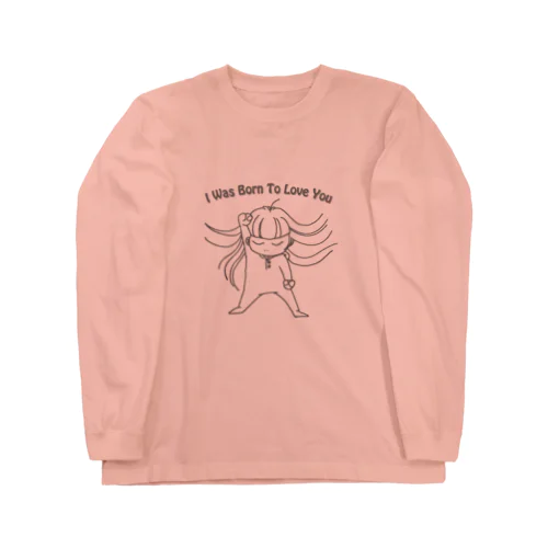 あおちゃん（I Was Born To Love You） ロングスリーブTシャツ