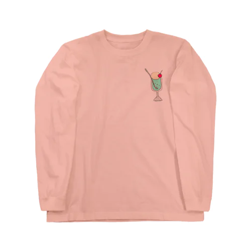 クリームソーダ（cream soda） Long Sleeve T-Shirt