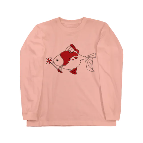 風車白金魚 Long Sleeve T-Shirt