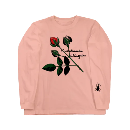 薔薇蕾のゾウムシ ロングスリーブTシャツ