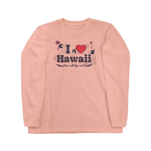 シナカル #I♡Hawaii ロングスリーブTシャツ