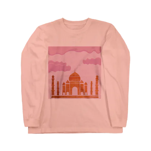 インドの風景 ロングスリーブTシャツ