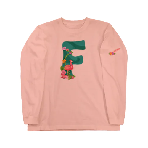 FはFlamingoのF ロングスリーブTシャツ