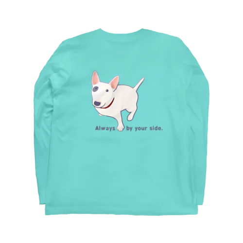 ブルテリア🐾アイパッチ Long Sleeve T-Shirt