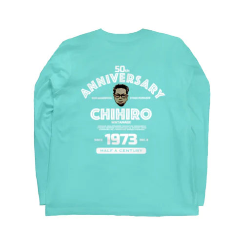 【文字白】CHIHIRO 50th Anniversary Long Sleeve T-Shirt