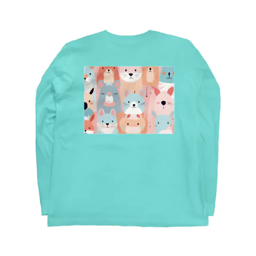 動物ファッションショー Long Sleeve T-Shirt